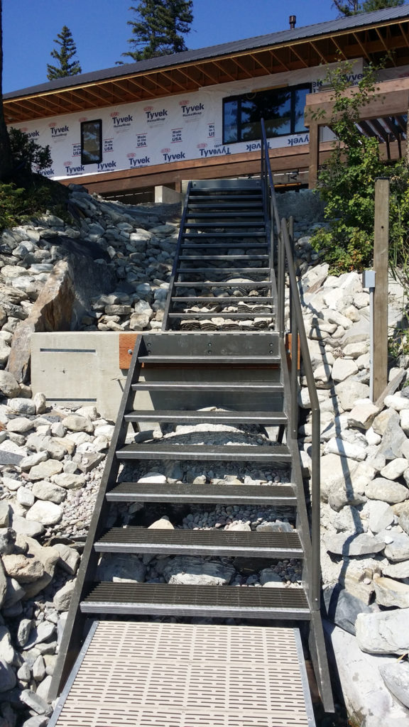 Ashley Lake Dock New Steps